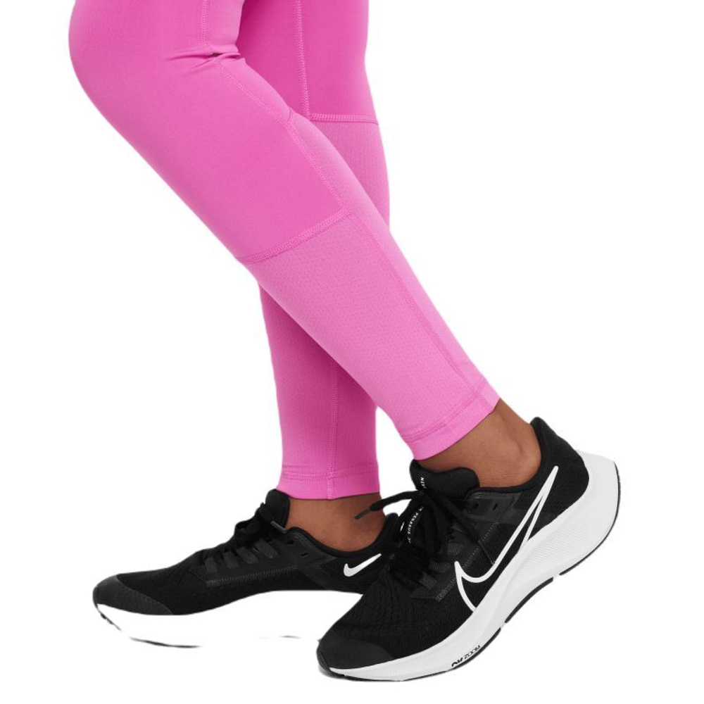Брюки для девочки Nike Girls Pro Dri-Fit Leggings - active fuchsia/white