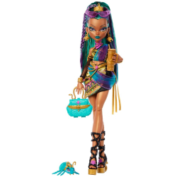 Monster High - Нефера де Нил базовая кукла + питомец JDR48