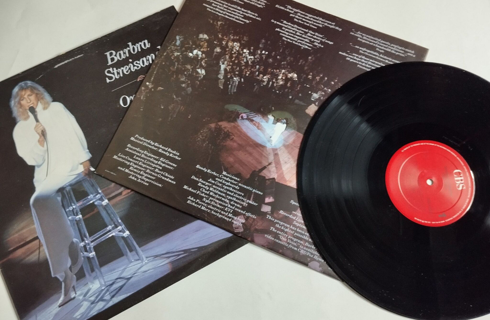 Винтажная виниловая пластинка LP Barbra Streisand One Voice (Holland 1987)