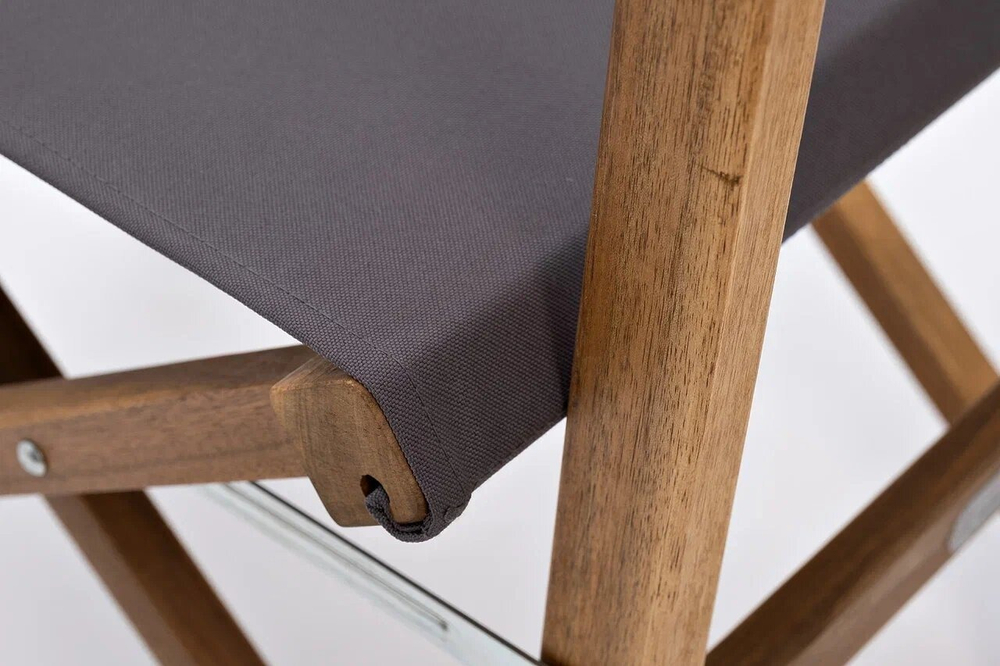 Стул из акации DIRECTOR темно-серый