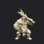 Огр Воин Паладин Варвар Файтер Рыцарь миниатюра для dnd, днд, pathfinder, фентези, Настольная игра, НРИ, Варгейм, РПГ