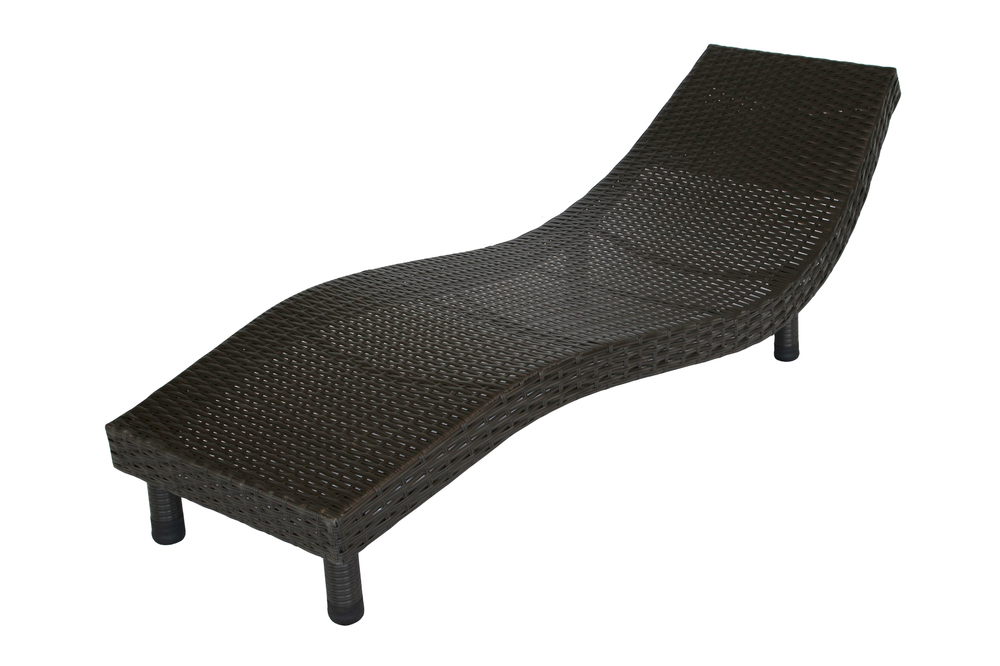 Лежак Вико арт.7024, ротанг искусственный (коричневый) "Garden story"