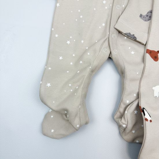 Комплект слипов хлопковых, Звери/Свет звезд