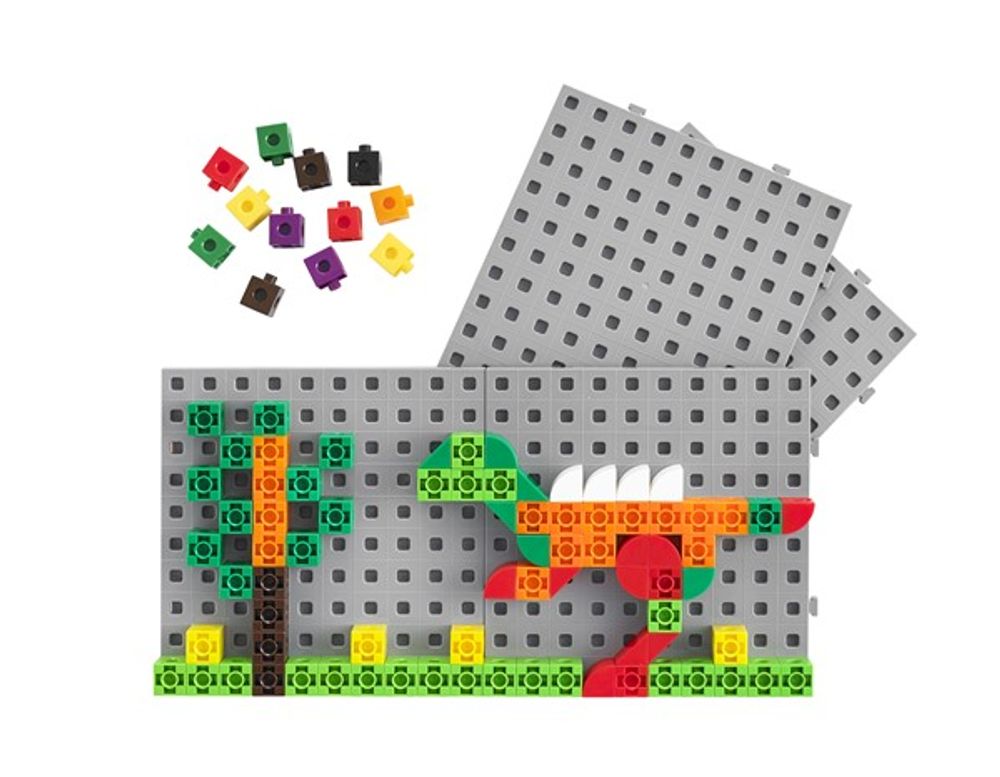 Набор оснований для 2-х см. соединяющихся кубиков. (4 шт.)