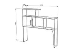Детская «Манхэттен» (ясень шимо т./ясень шимо с.), ЛДСП/МДФ, Мебельсон