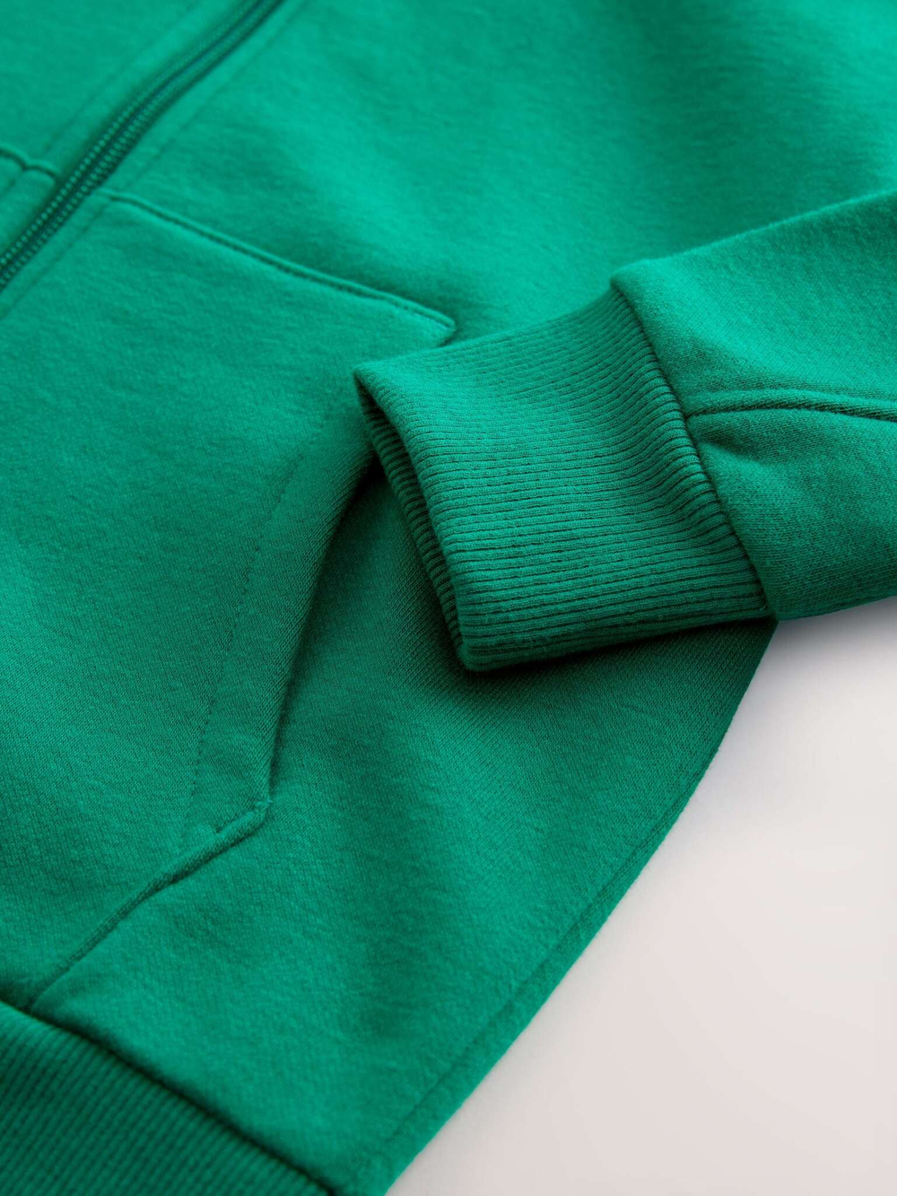 Толстовка с капюшоном на молнии для мальчика Next E43-857, Зеленый