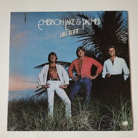 Винтажная виниловая пластинка LP Emerson, Lake and Palmer Love Beach (USA 1978) The Gambler