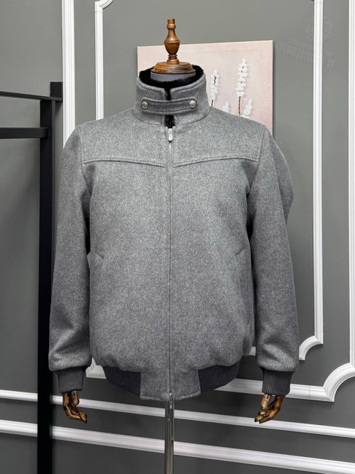 Кашемировый бомбер Brunello Cucinelli с мехом