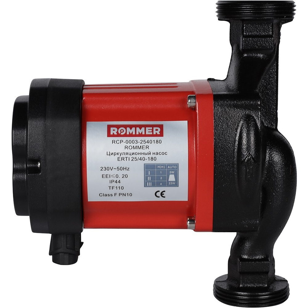 Насос циркуляционный ROMMER ERTI 25/40-180