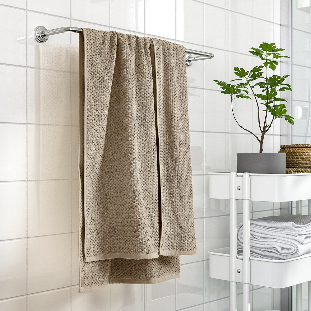 IKEA GULVIAL  (ИКЕА ГУЛВИАЛ)  -  Полотенце банное, бежевое, 70x140 см
