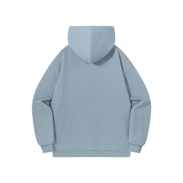 Худи Zip HTF серо-зеленый/изумрудный - фото 3