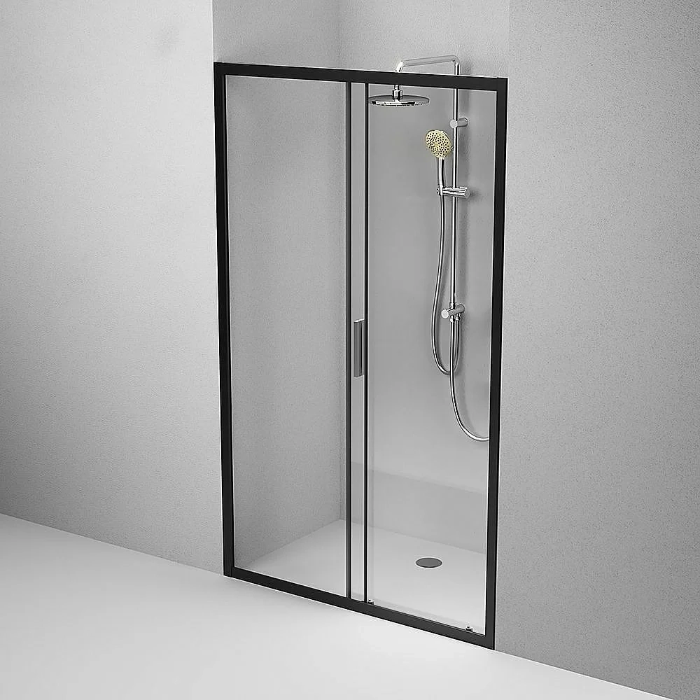 Душевая дверь AM.PM GEM W90G 120 прозрачная/черный
