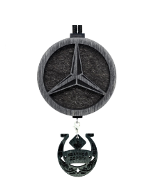 AROMA-BAR Ароматная подвеска "Мерседес" в черном цвете