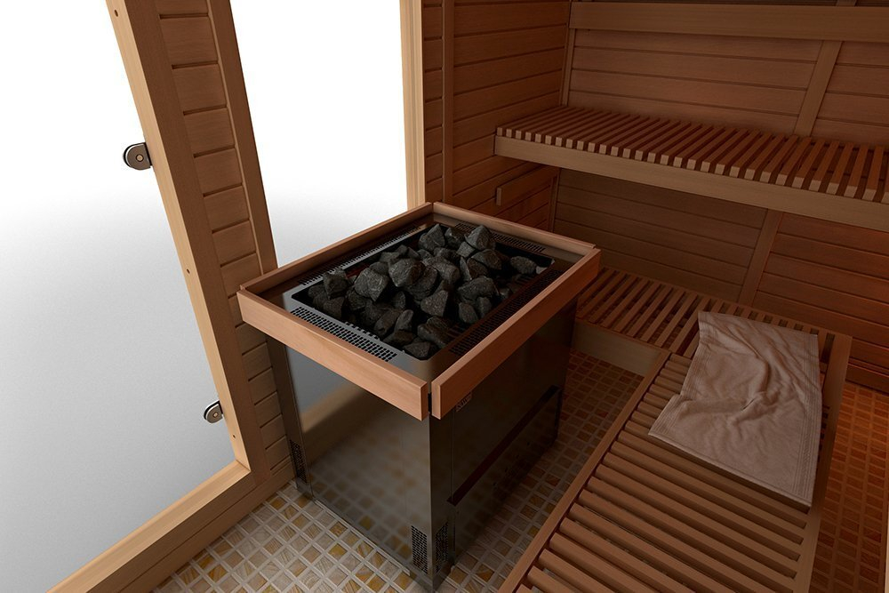 Электрическая печь SAWO TAURUS TAU-240NS-V12-G-P (24 кВт), выносной пульт (пульт и блок мощности докупаются отдельно)