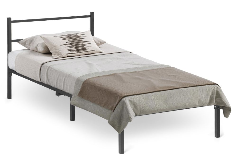 Односпальная кровать Фади 90х200 черная