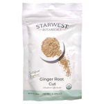 Starwest Botanicals, Органический нарезанный корень имбиря, 89,9 г (3,17 унции)
