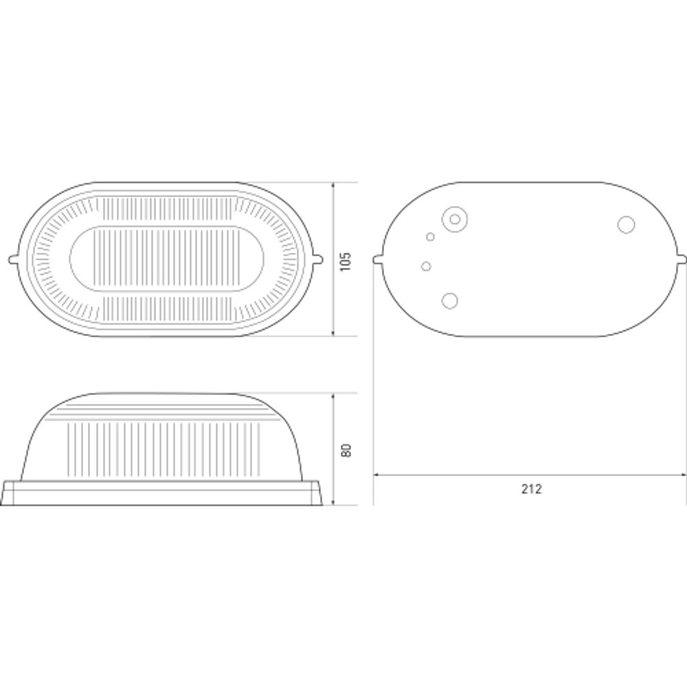 Светильник ЭРА НБП 04-60-001 Акватермо алюминий/стекло IP54 E27 max 60Вт 212х105 овал черный