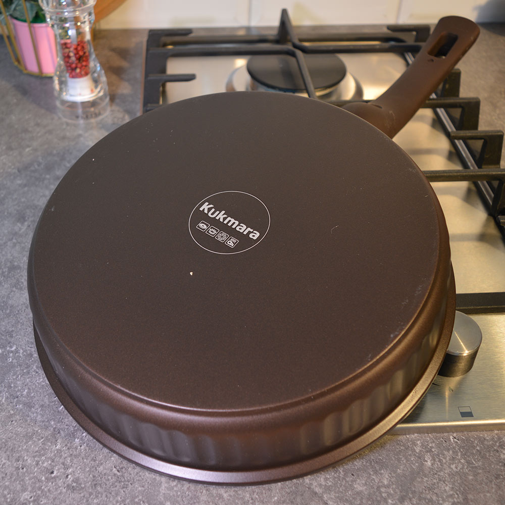 Сковорода 28см Mokko Stella, а/пр литая со стеклянной крышкой