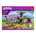 Конструктор блочный Аусини Мир чудес "Большой сад" 413эл. коробка 24706