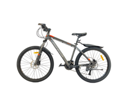 Велосипед Mingdi 26" 27скор (L-Twoo, алюминиевая рама, гидравлический тормоз) Серо-оранжевый (MD-911