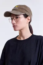 Кепка Гербарий Одуванчик Коричневая