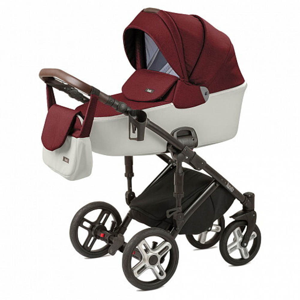 Детская коляска Nuovita Carro Sport 2 в 1 Granato Argenteo/Гранатово-серебристый