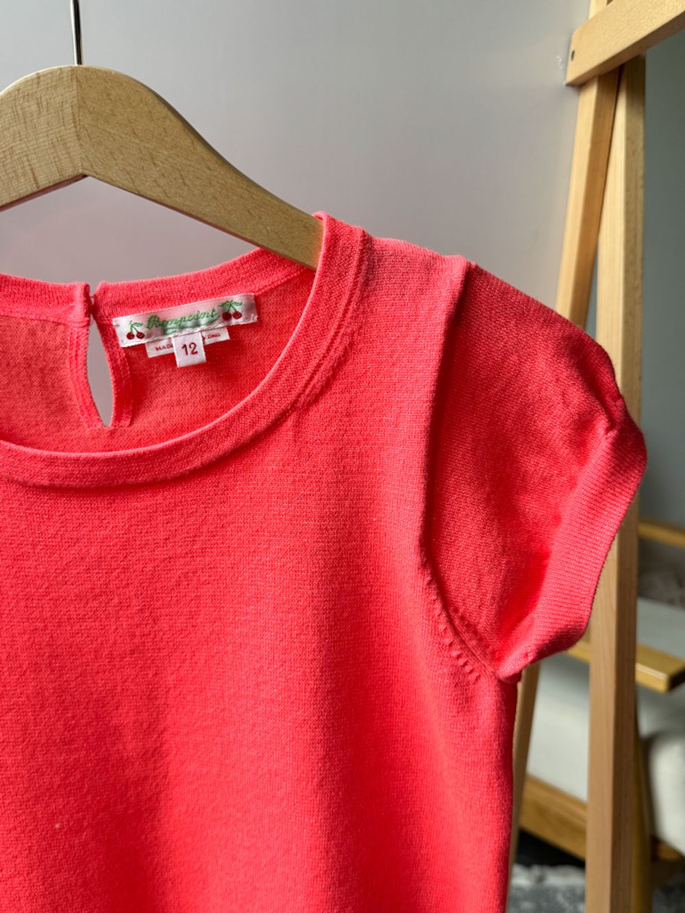 Трикотажная хлопковая блузка Bonpoint, 152