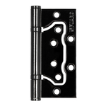 Петля универсальная без врезки IN4500W-BL BN (500-2BB/BL 100x2,5) черный глянец БЛИСТЕР