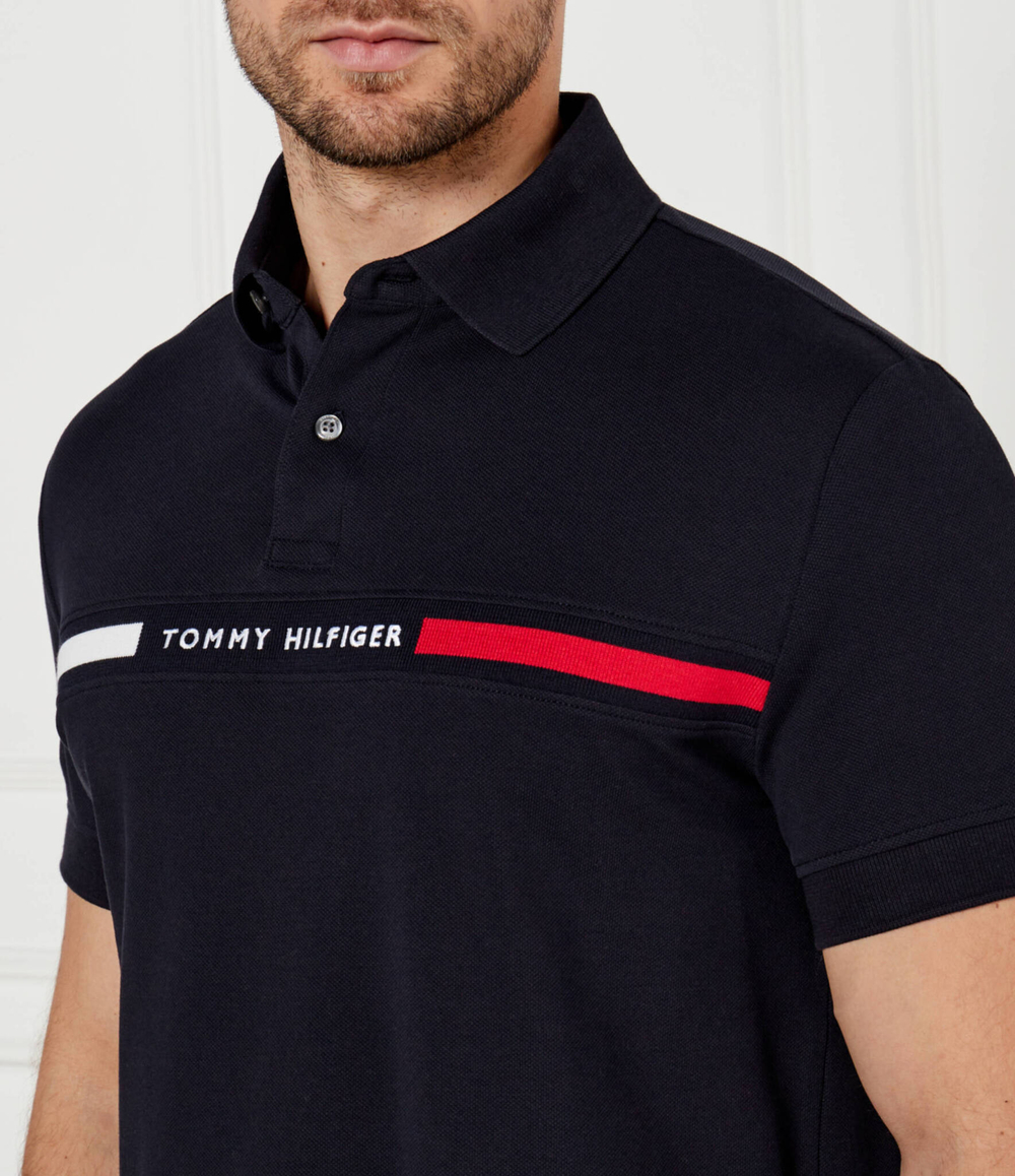 Поло Tommy Hilfiger - темно-синий(MW0MW38130)