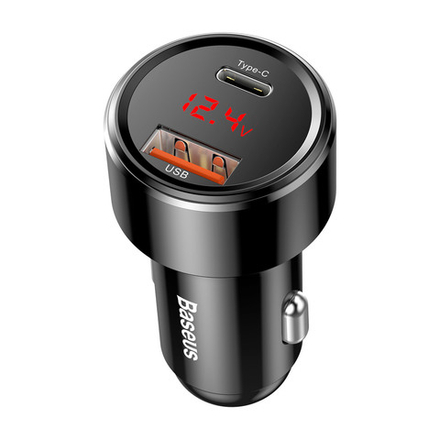 Автомобильная зарядка Baseus Magic Series PPS QC Digital Display Car Charger A+C 45W