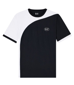 Теннисная футболка EA7 Tennis Pro Crew Neck - black