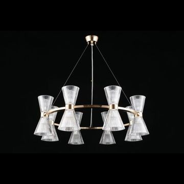 Люстра подвесная 16*E14 APL.801.03.16 золото Elinor Aployt