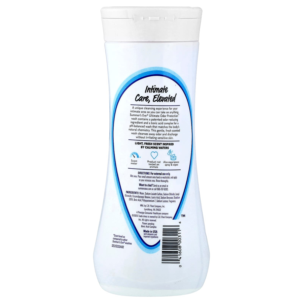 Summer's Eve, Ultimate Odor Protection™, очищающий кондиционер для ежедневного использования, легкая свежесть, 444 мл (15 жидк. унций)