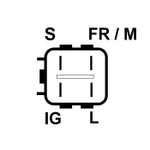 Регулятор напряжения Toyota Rav4, Venza, Highlander, Sienna