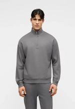 Свитшот на молнии Hugo DURTY - dark grey