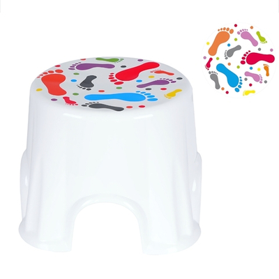 Табурет "Пенёк" детский с рисунком цвет в ассортименте