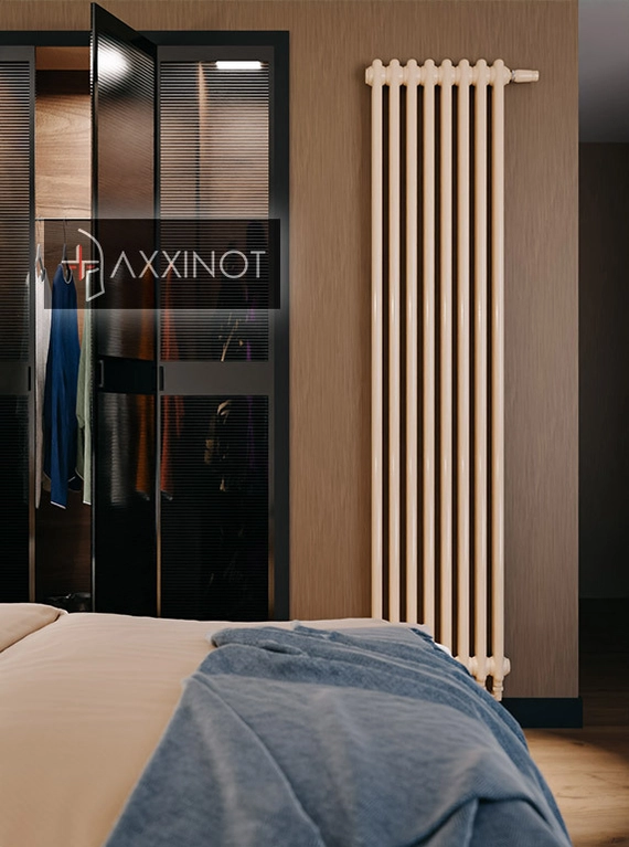 Axxinot Sentir 2160 - двухтрубный трубчатый радиатор высотой 1600 мм, нижнее подключение с термовентилем