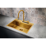 Мойка для кухни Milacio Denia 68 Steel MC.77418 золото