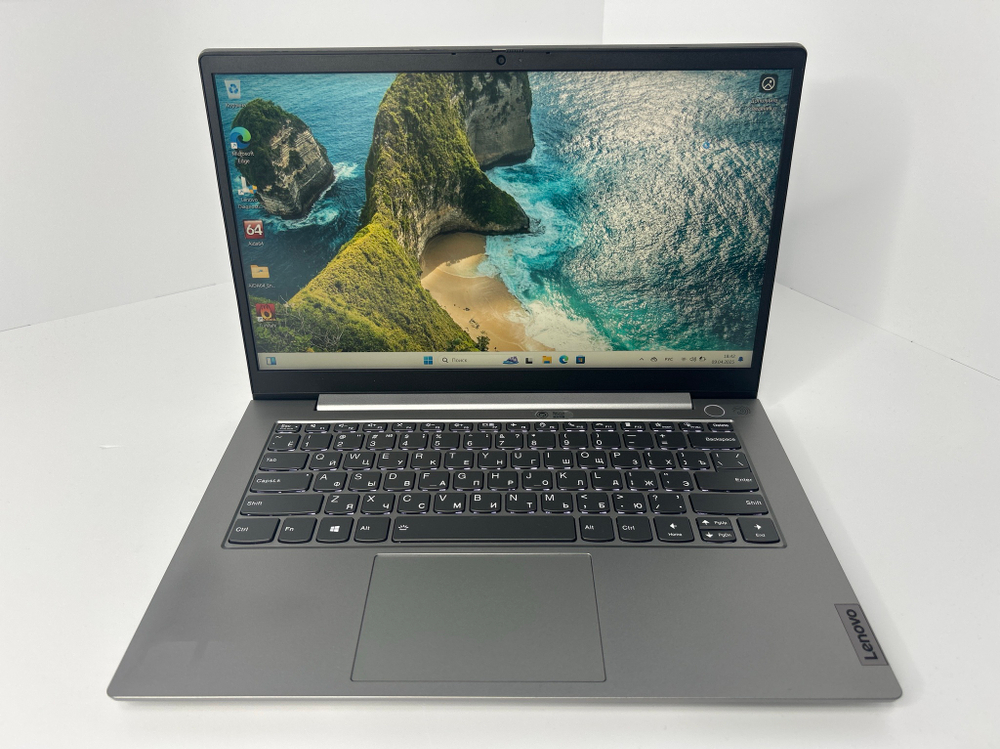 Ноутбук Lenovo ThinkBook 14 Gen 2 ARE (20VF000BRU) 14"/AMD Ryzen 7 4700U/RAM 16GB/SSD 512GB/AMD Radeon Graphics/1920x1080/IPS/Windows 11/Подсветка кл-ры: LED/Серый. Состояние: B1