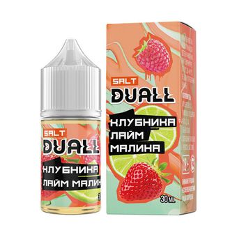 Жидкость DUALL Salt 2% Light 30 ml - Клубника Лайм Малина