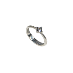 "Эси" кольцо в серебряном покрытии из коллекции "Э" от  Jenavi