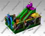 Надувной батут "Бегемотик"