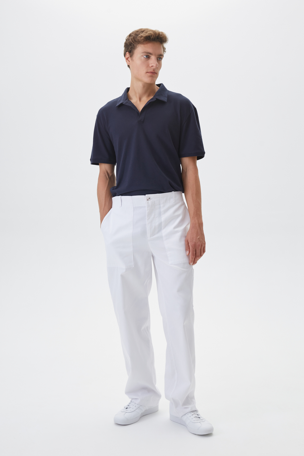 Поло медицинское мужское Читеки, нэви