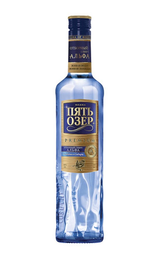Водка Пять Озер Премиум Водка Пять Озер Премиум