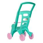 Коляска пластмассовая, бирюзовая RRB-113 (32*28*48 см)