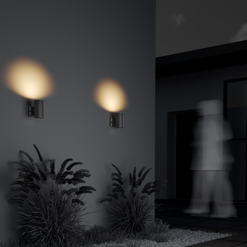 Уличный настенный светильник Outdoor O419WL-01GR