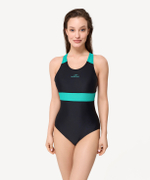 Купальник для плавания Triumph Black/Green, полиамид