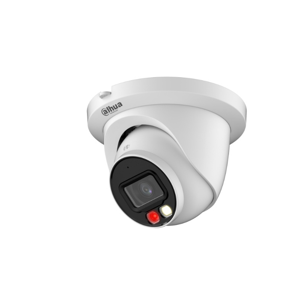 Уличная турельная IP-видеокамера SmartDualLight DAHUA DH-IPC-HDW2849TMP-S-IL-0280B, 8Мп, 1/2.7” CMOS, объектив 2.8мм, видеоаналитика, микрофон, ИК 30м, LED 30м, IP67