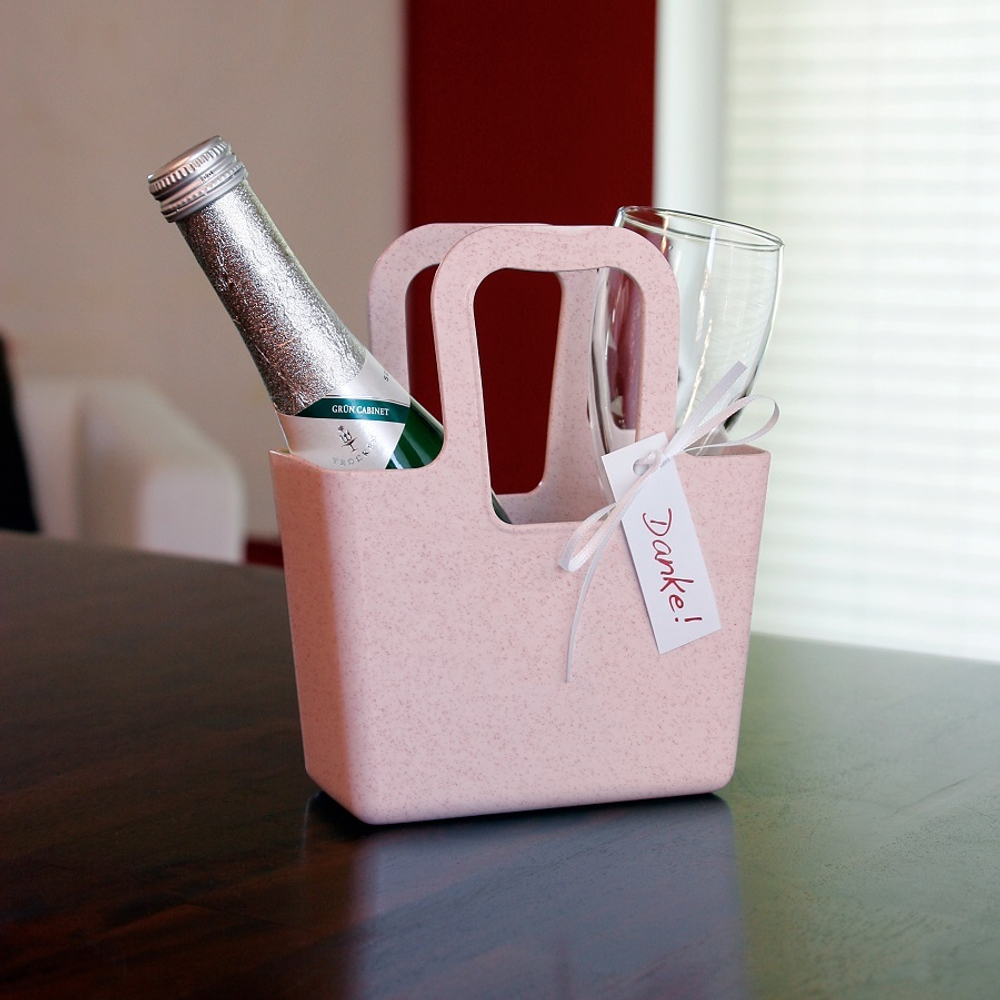 Органайзер Taschelini S Organic розовый Koziol