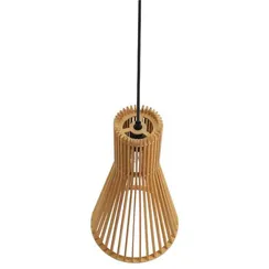 8384/1A ECO LN26 323 бежевый дерево Подвес E27 60W 220V GERDA